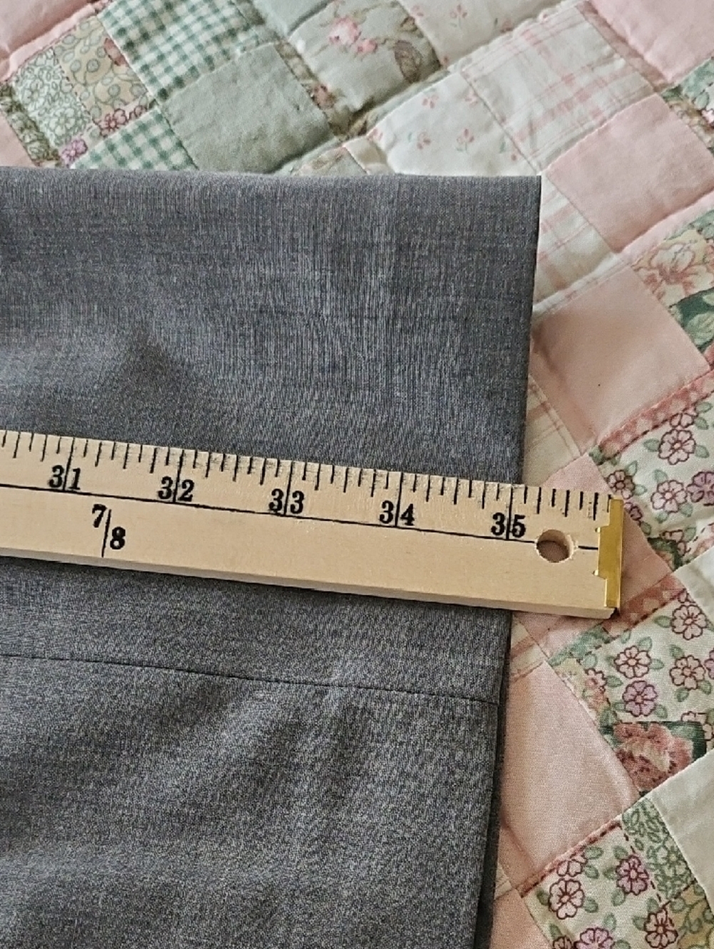 Lands' End Washable Wool Short Sleeve Vneck Sheath Dress- Size 10P - Picture 6 of 12